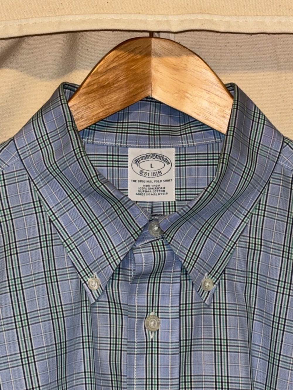 Men's Brooks Brothers Button-down Long-sleeve Large Shirts (Bundle of 5) - Picture 7 of 16